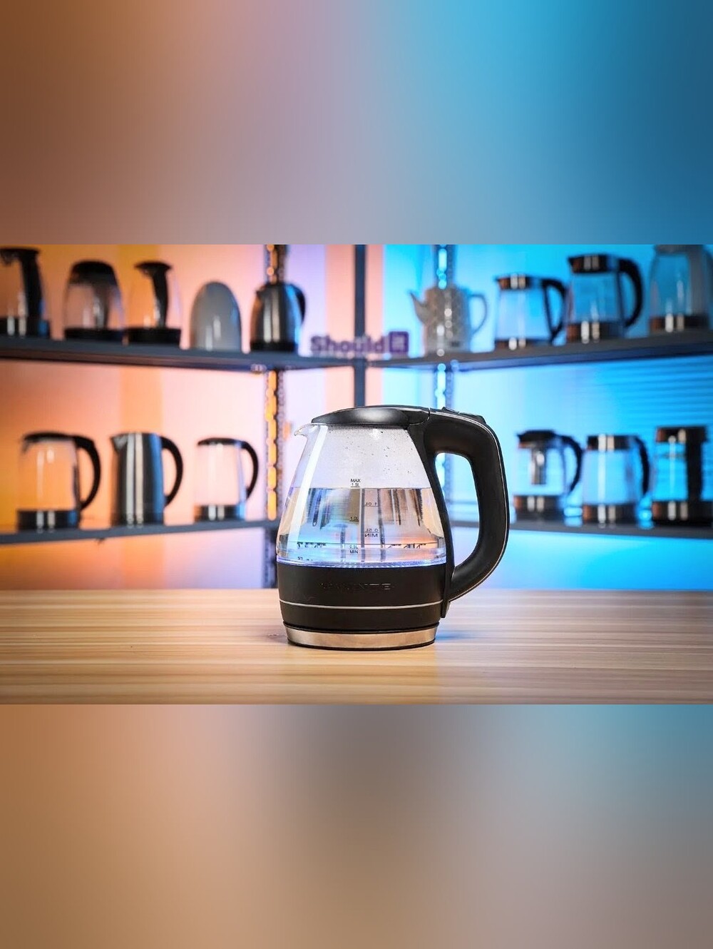 Ovente Electric Kettle 1.5L - Black